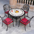 Waterproof Balcony Chair Set Cast Aluminum Outdoor Furniture